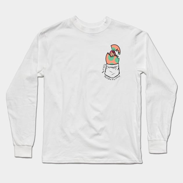 Jacy Peekatchuu Color 1 Long Sleeve T-Shirt by ChikiMishi
